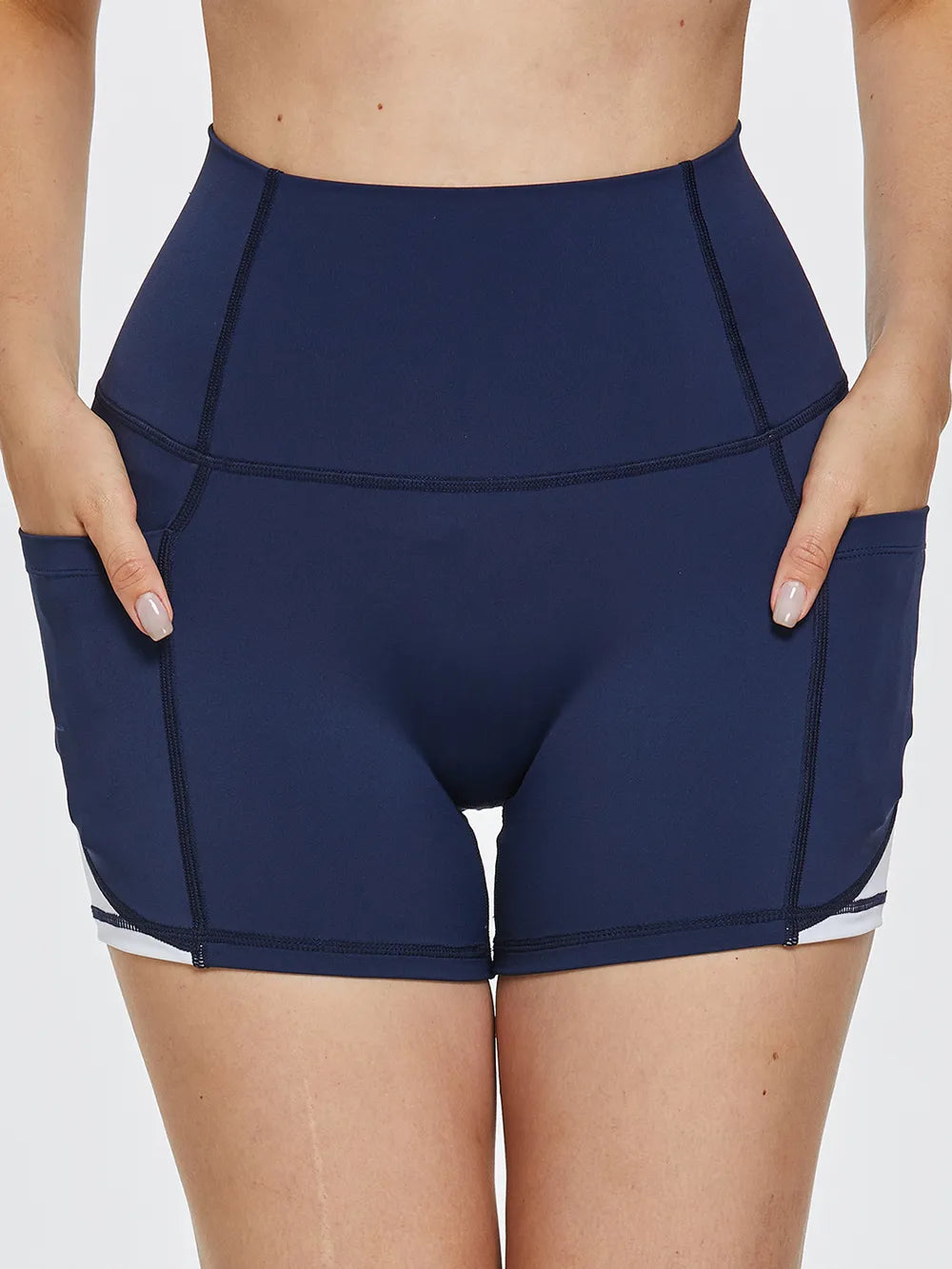 High-Waist Active Shorts