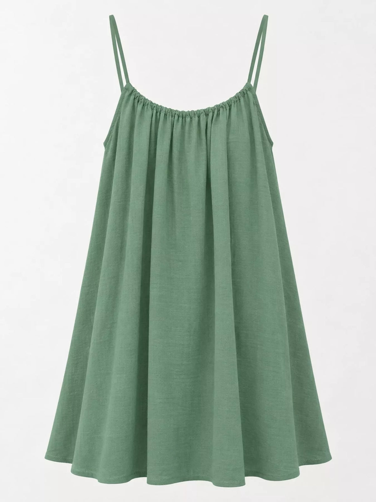 Backless Spaghetti Strap A-Line Mini Dress