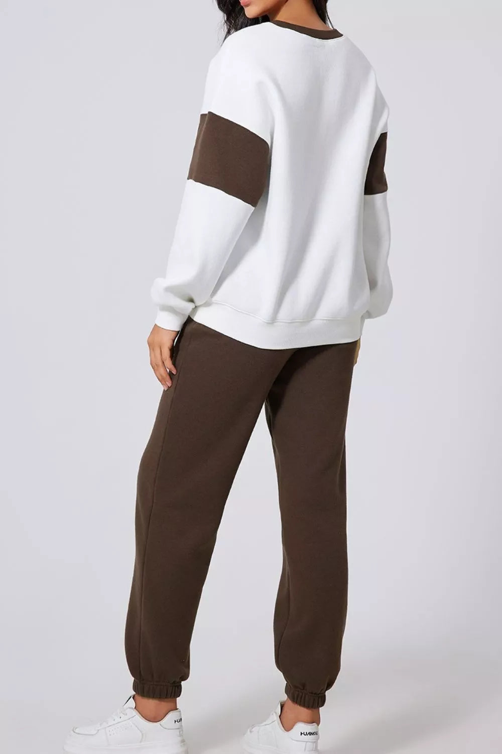 Drop Shoulder Sweatshirt and Joggers Set
