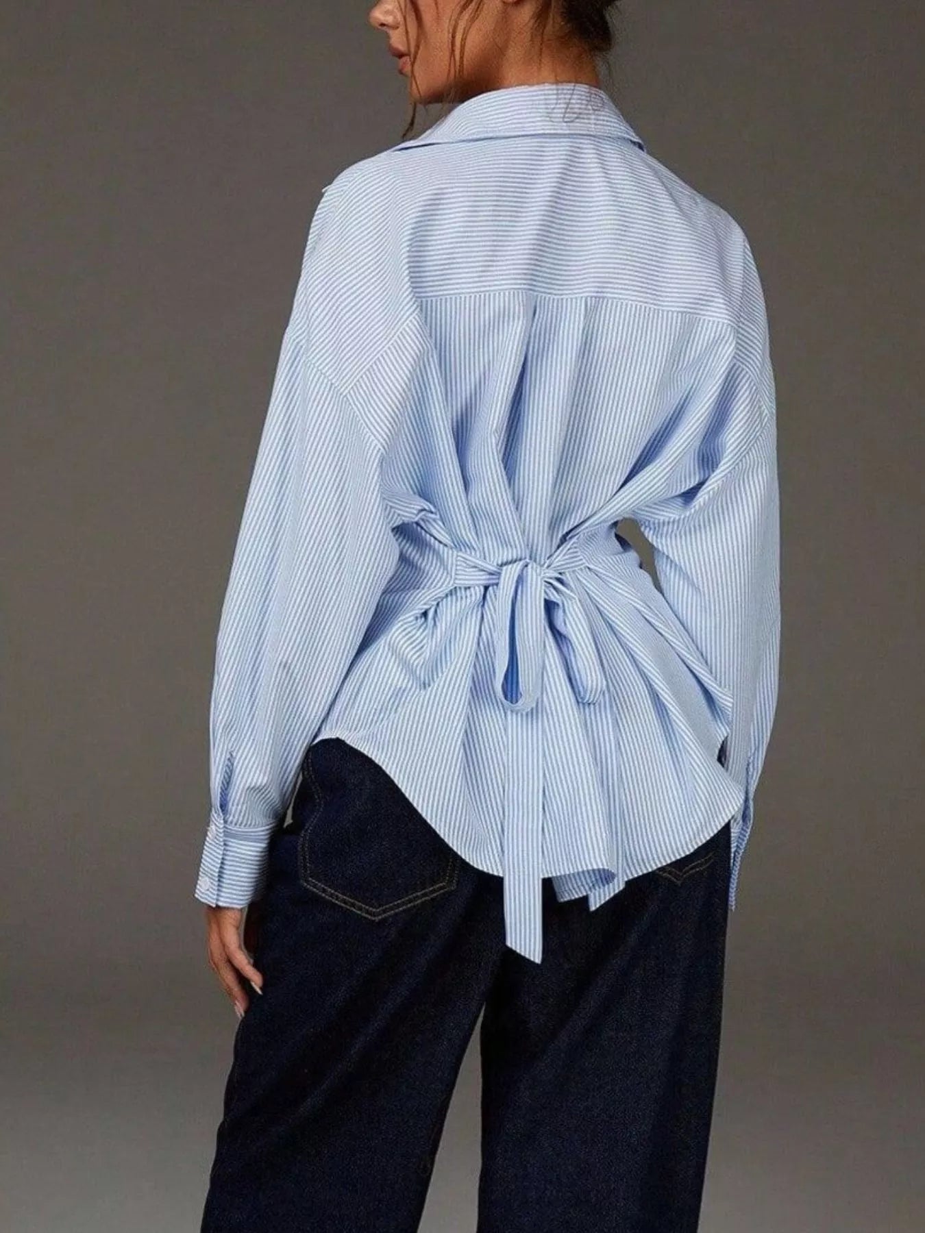 Striped Button-Down Shirt