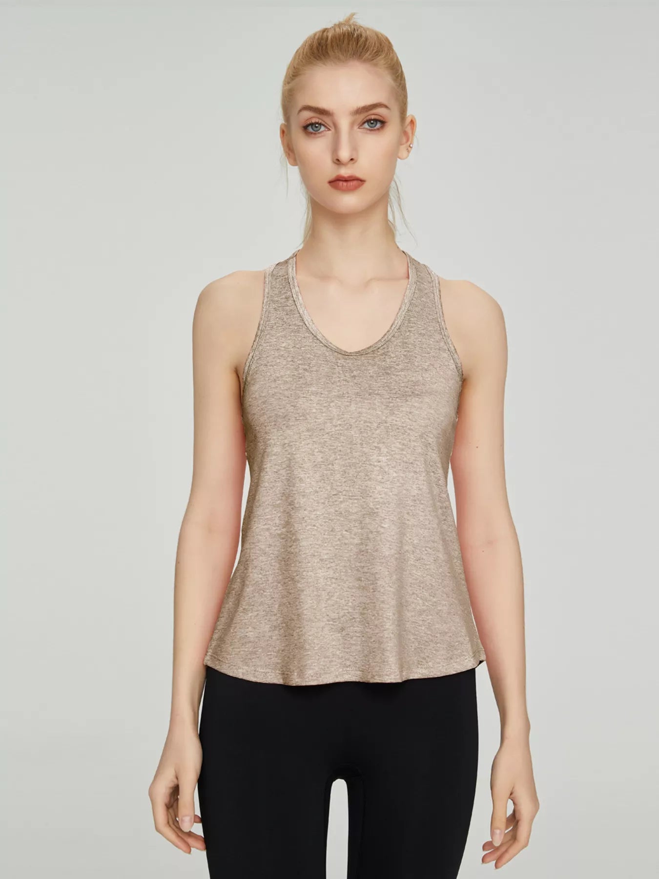 Quick-Drying Active Tank with Seam Detail