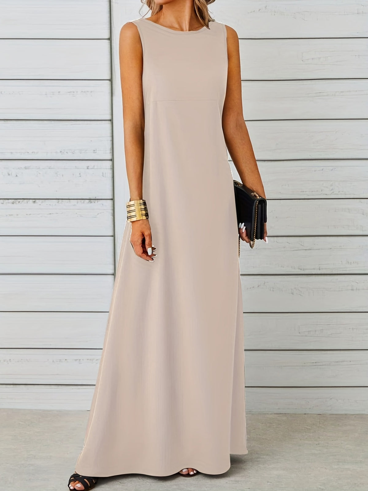 Sleeveless Flowy Maxi Dress