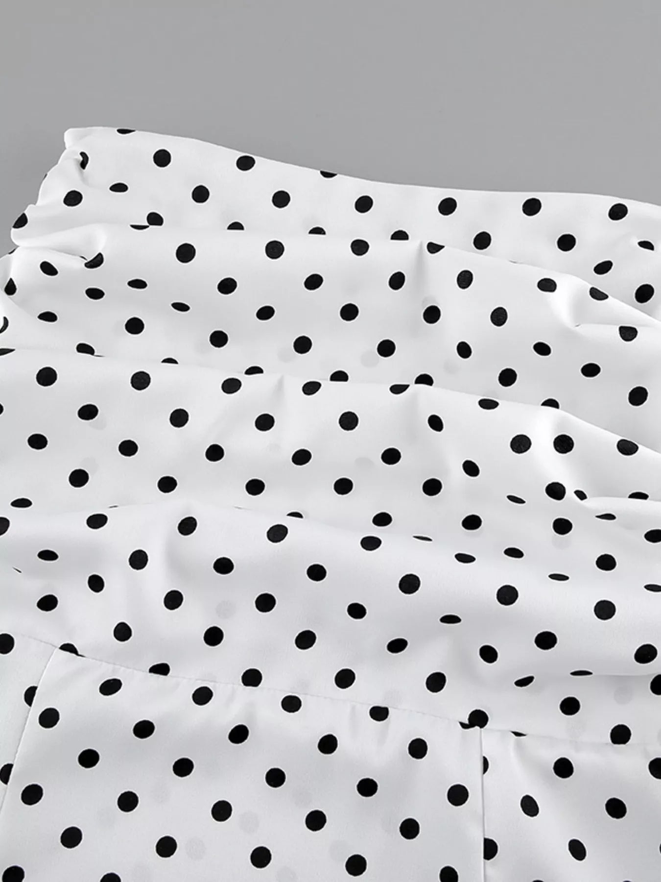 Polka Dot Mermaid Maxi Skirt