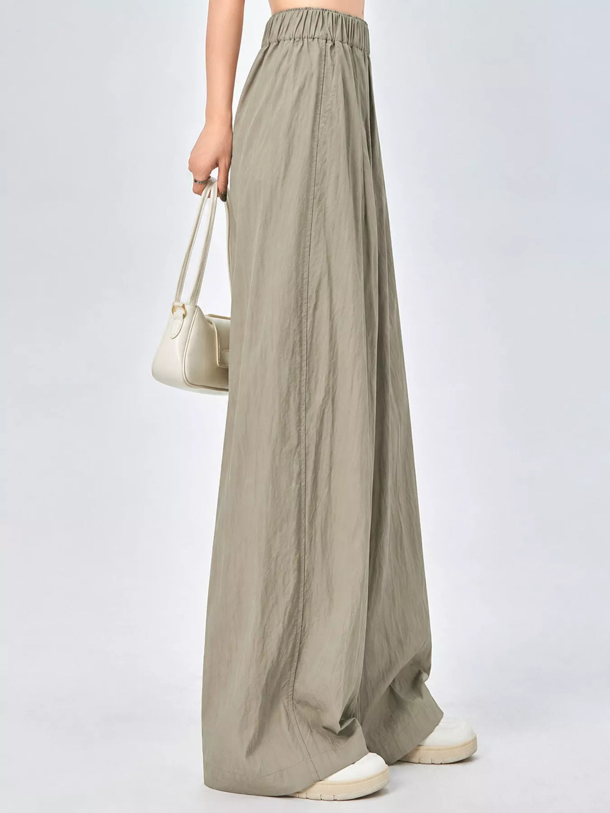 High-Waisted Loose Fit Wide-Leg Pants