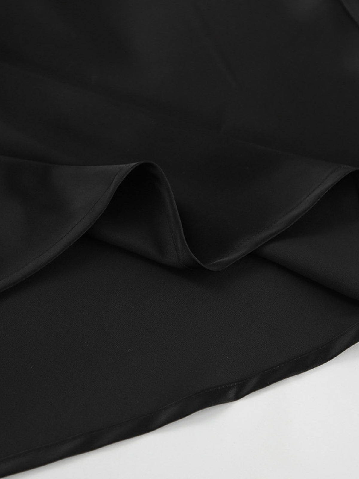 High-Waist Maxi Skirt in Black