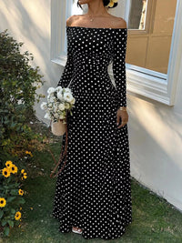 Black Polka Dots