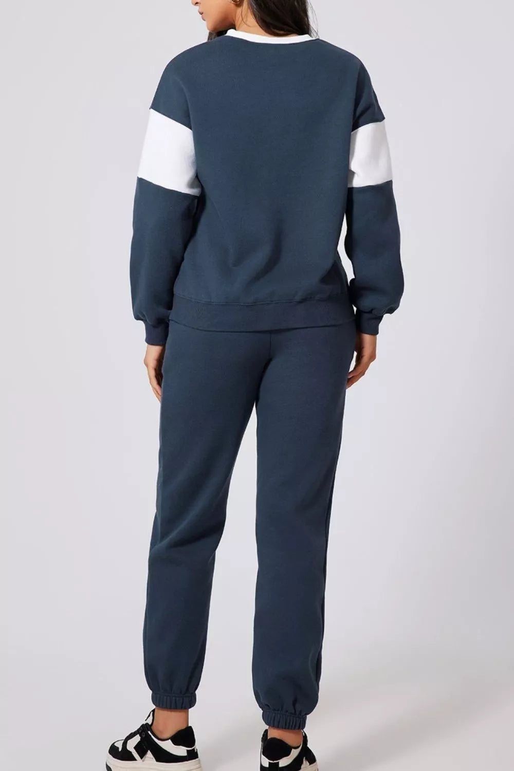 Drop Shoulder Sweatshirt and Joggers Set
