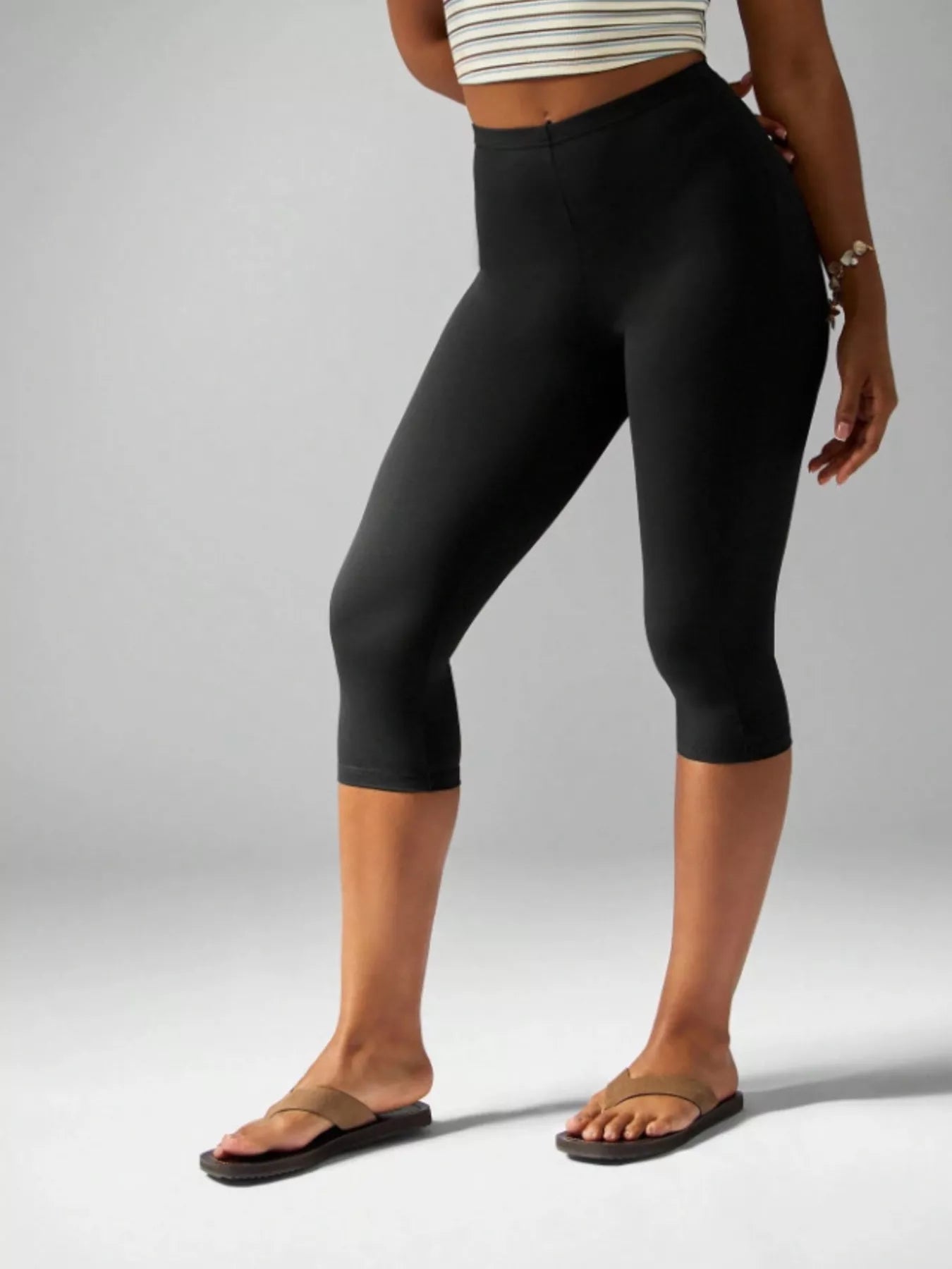 High-Waist Active Capri Leggings