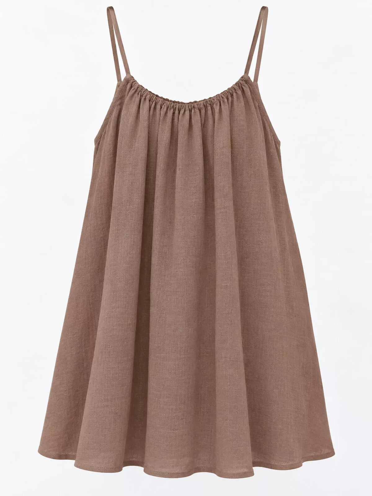 Backless Spaghetti Strap A-Line Mini Dress