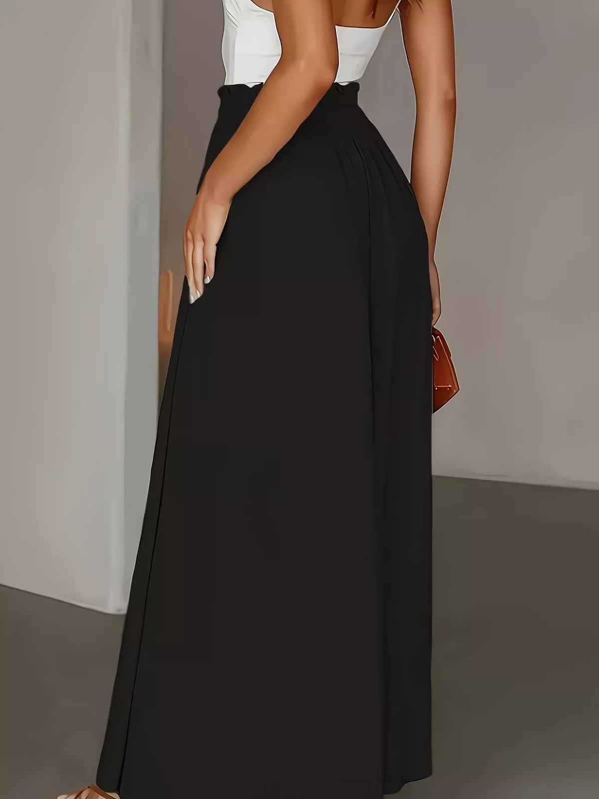High-Waisted Wide Leg Pants