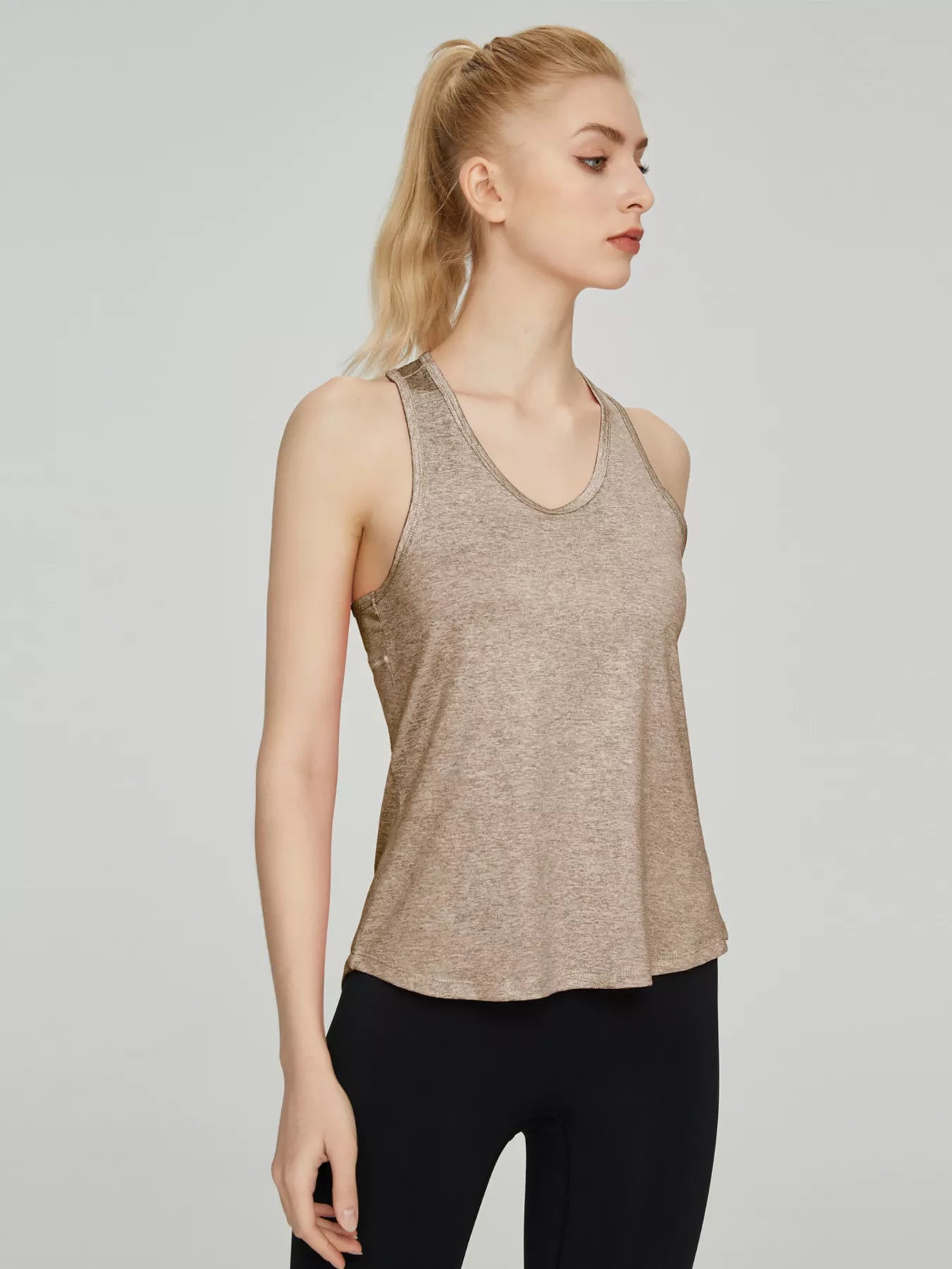 Quick-Drying Active Tank with Seam Detail