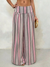 Gray Pink Stripes