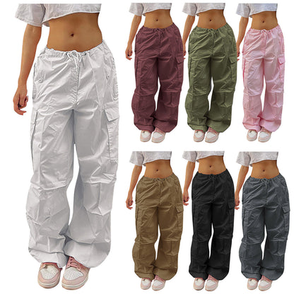 Drawstring Cargo Pants