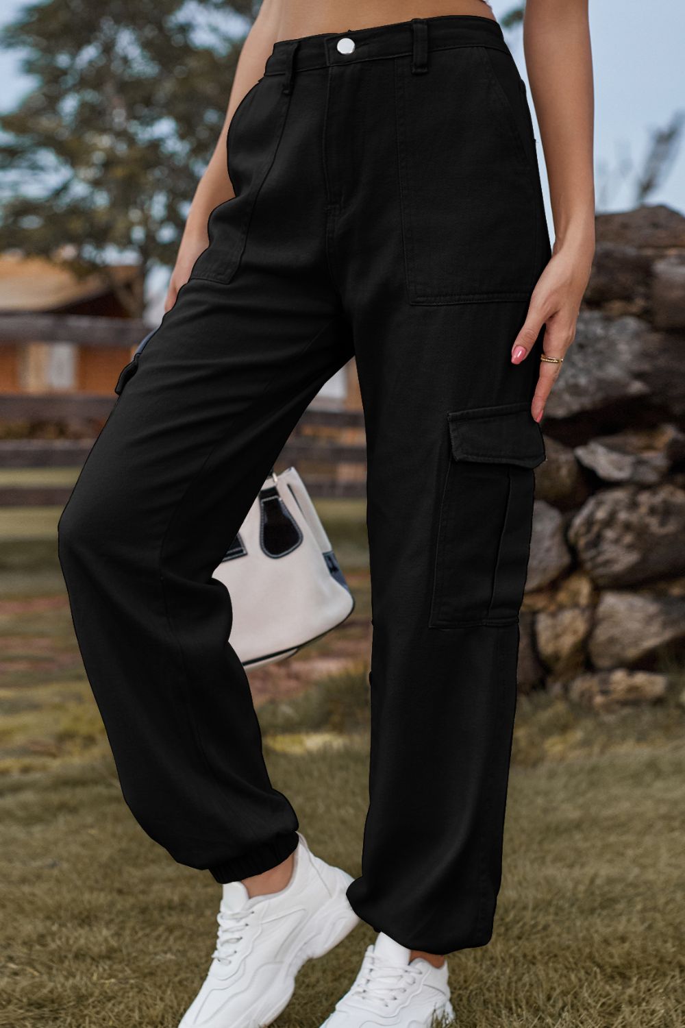 Long Denim Jeans with Pockets by Manny