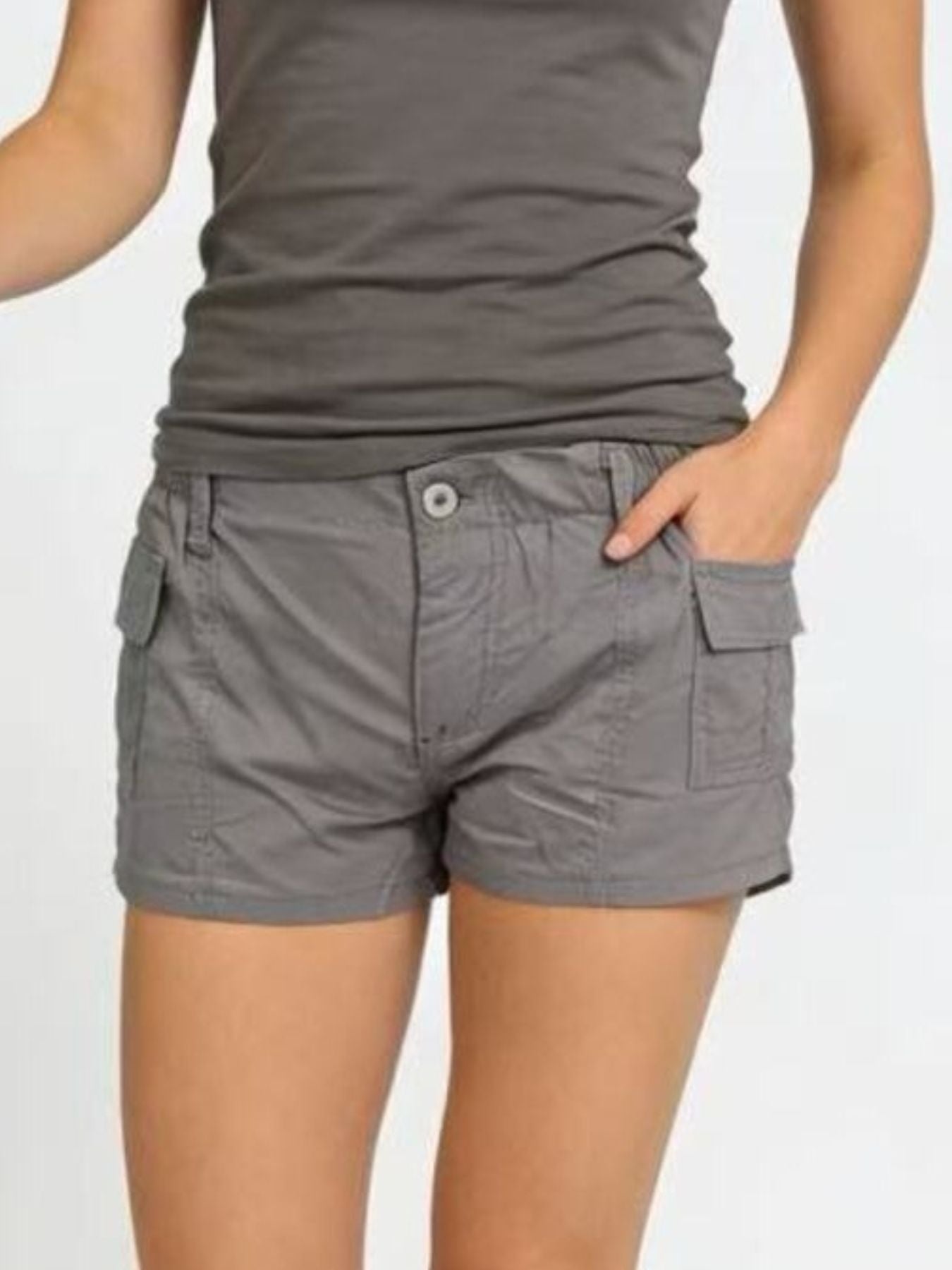 Casual Pocketed Shorts by Dreamy Drapes