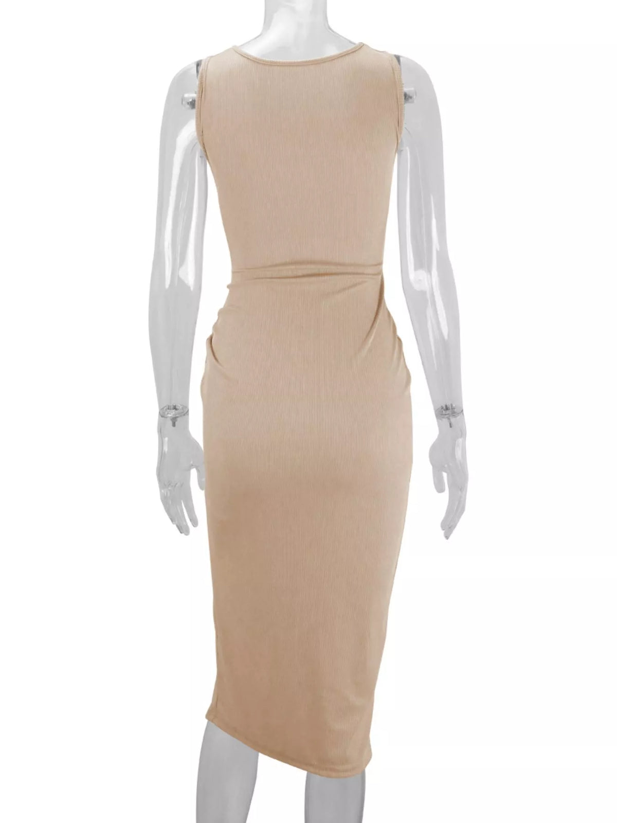 Cutout Ruched Bodycon Dress