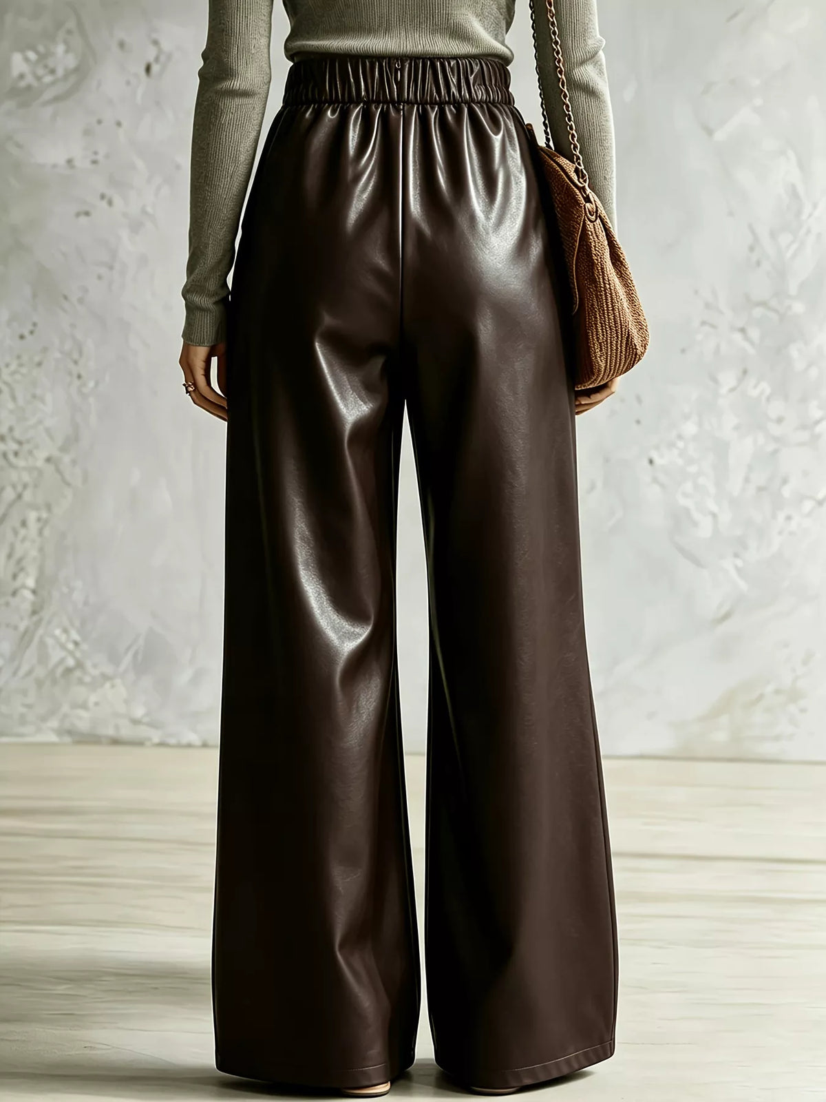 Criss-Cross Wide Leg Pants