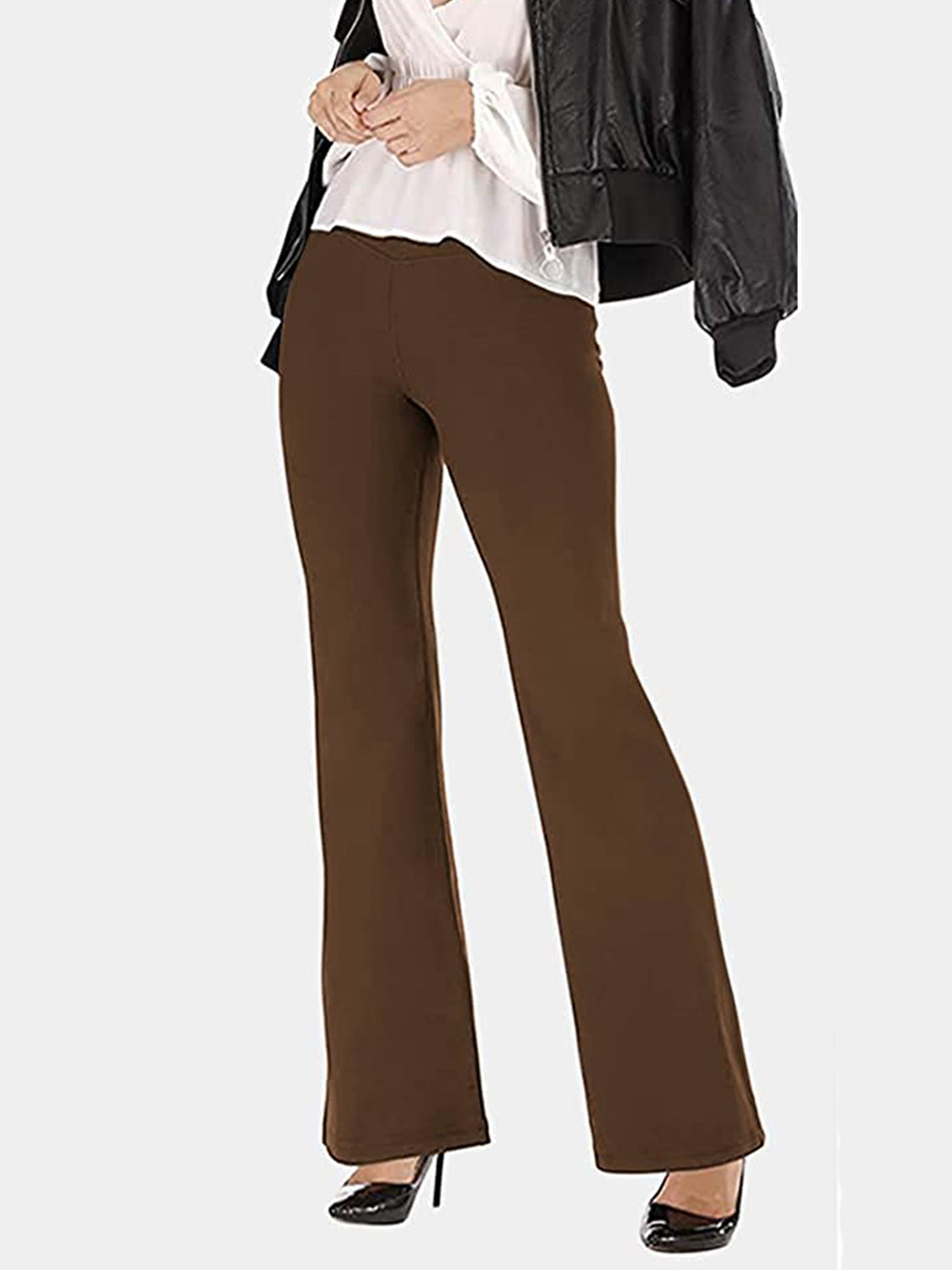 V-Waist Bootcut Pants