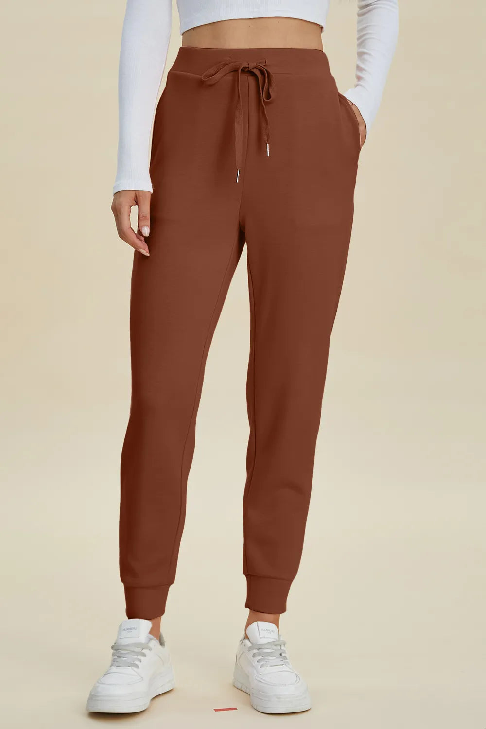 Basic Bae Air Scuba Drawstring Joggers
