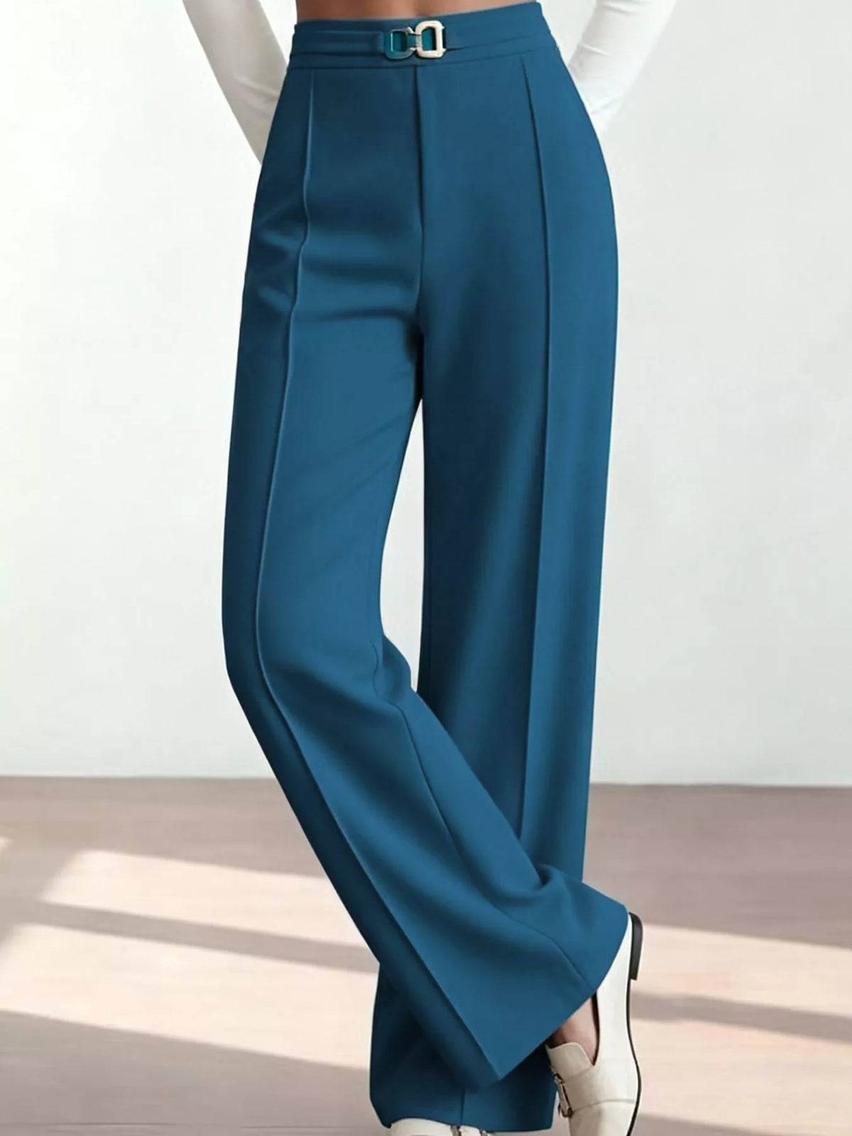 High-Waisted Wide-Leg Pants