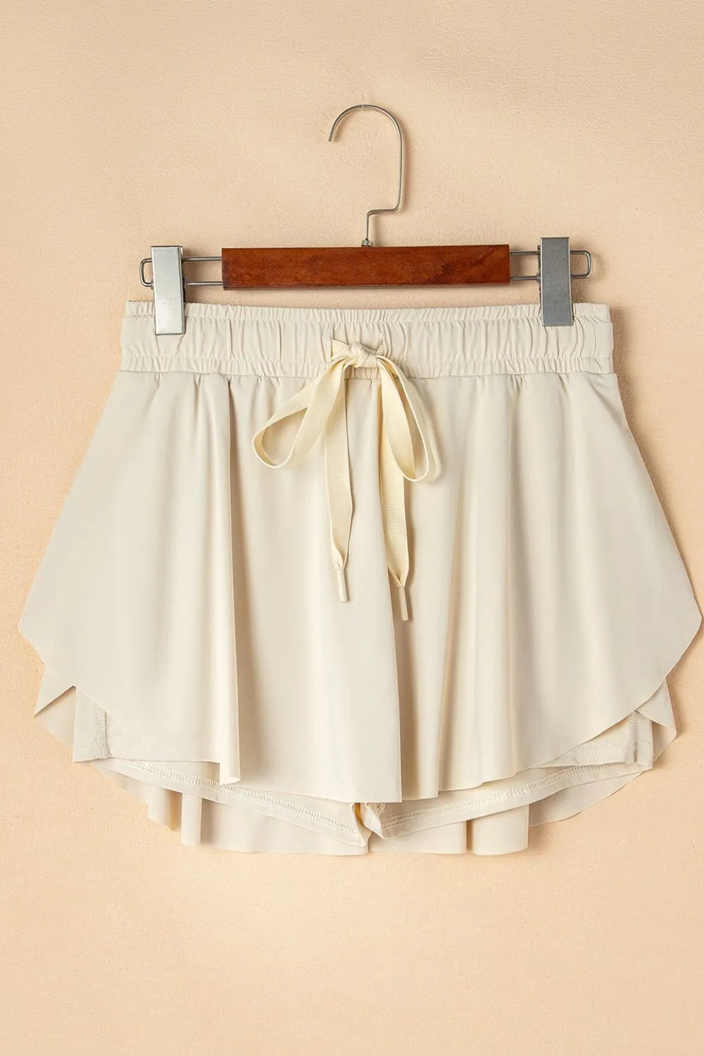 Drawstring High-Waist Active Skorts