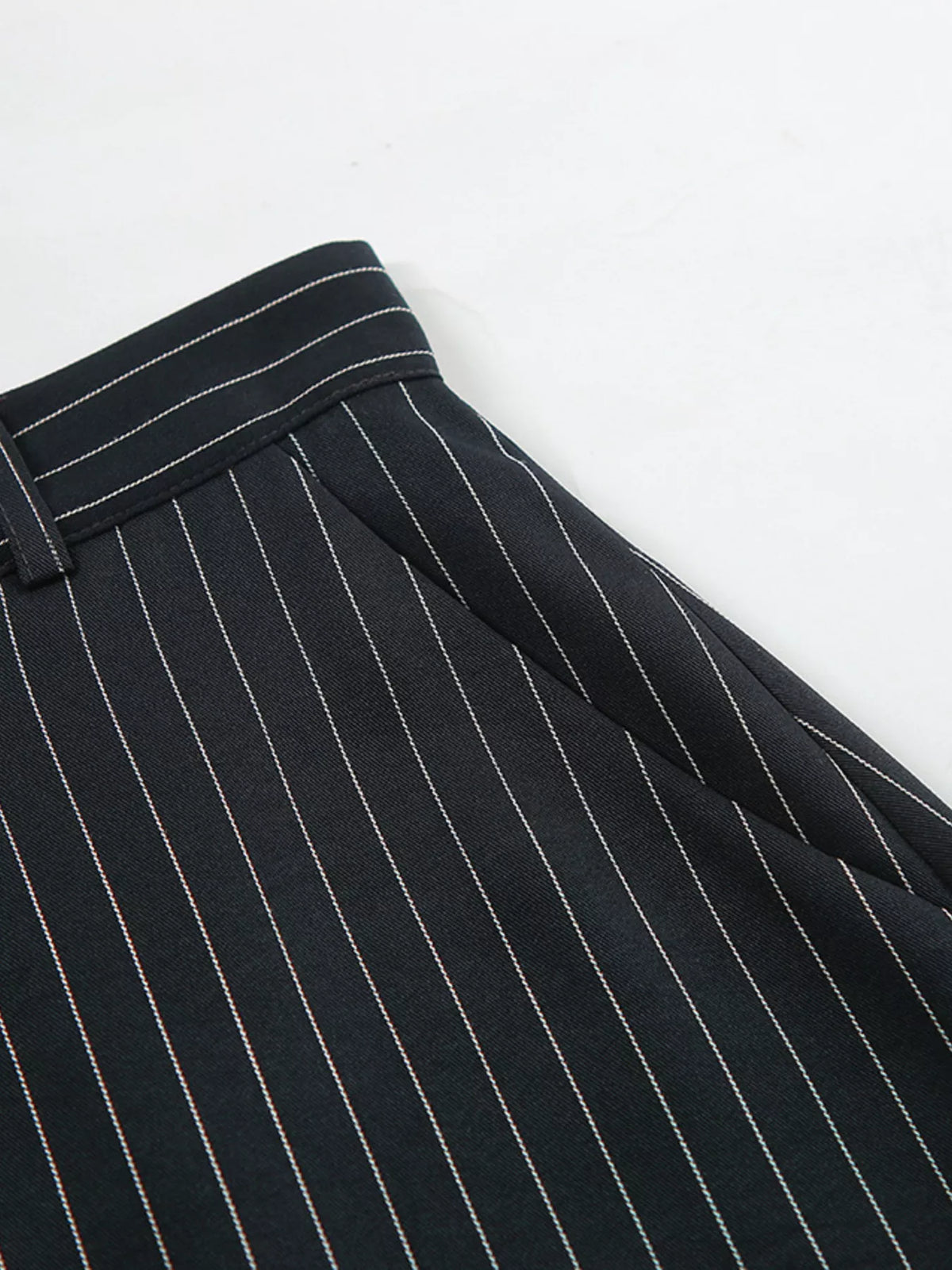 Slit Striped Maxi Skirt in Stripes
