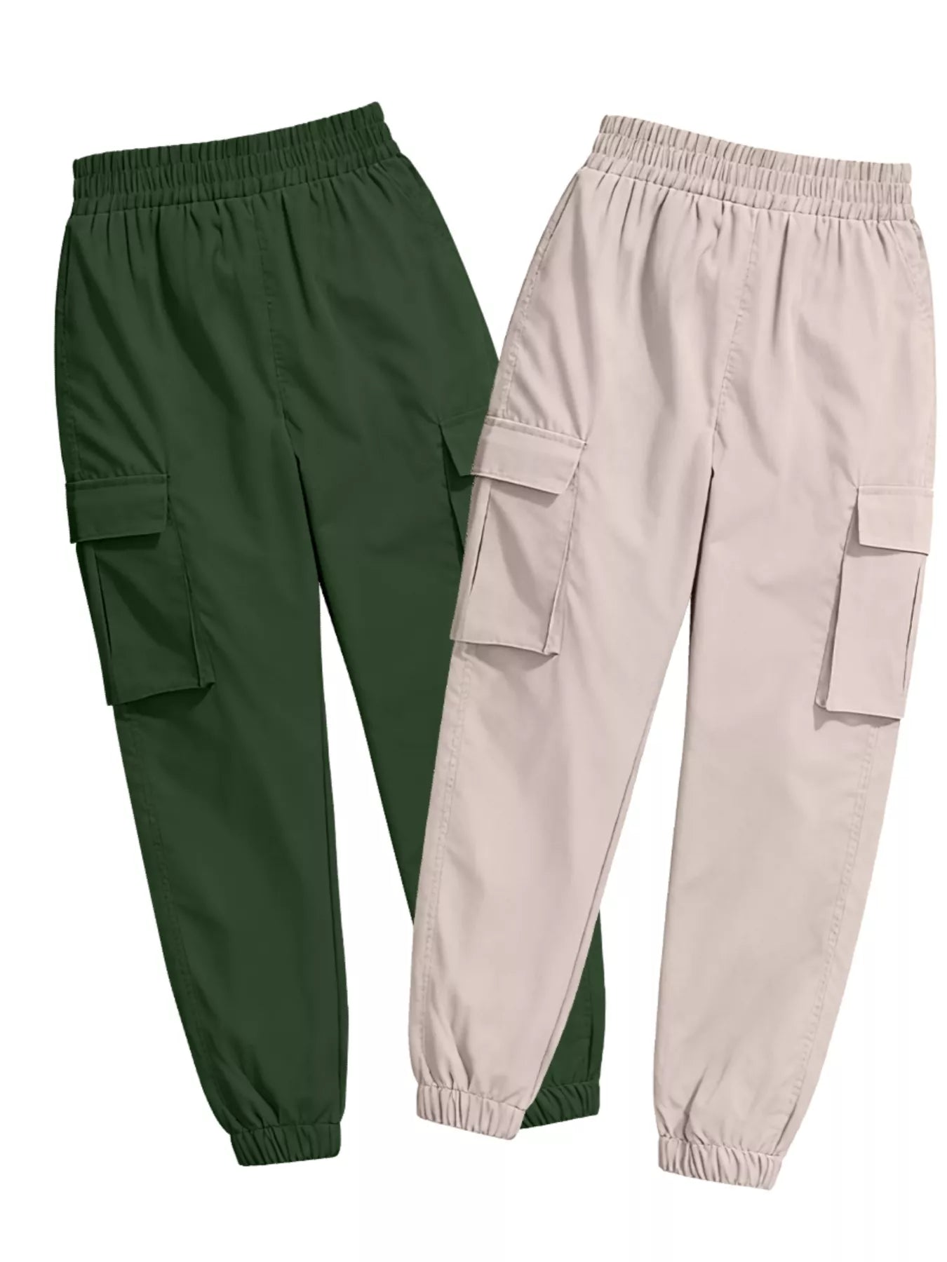 Two-Piece Cargo Pants Set