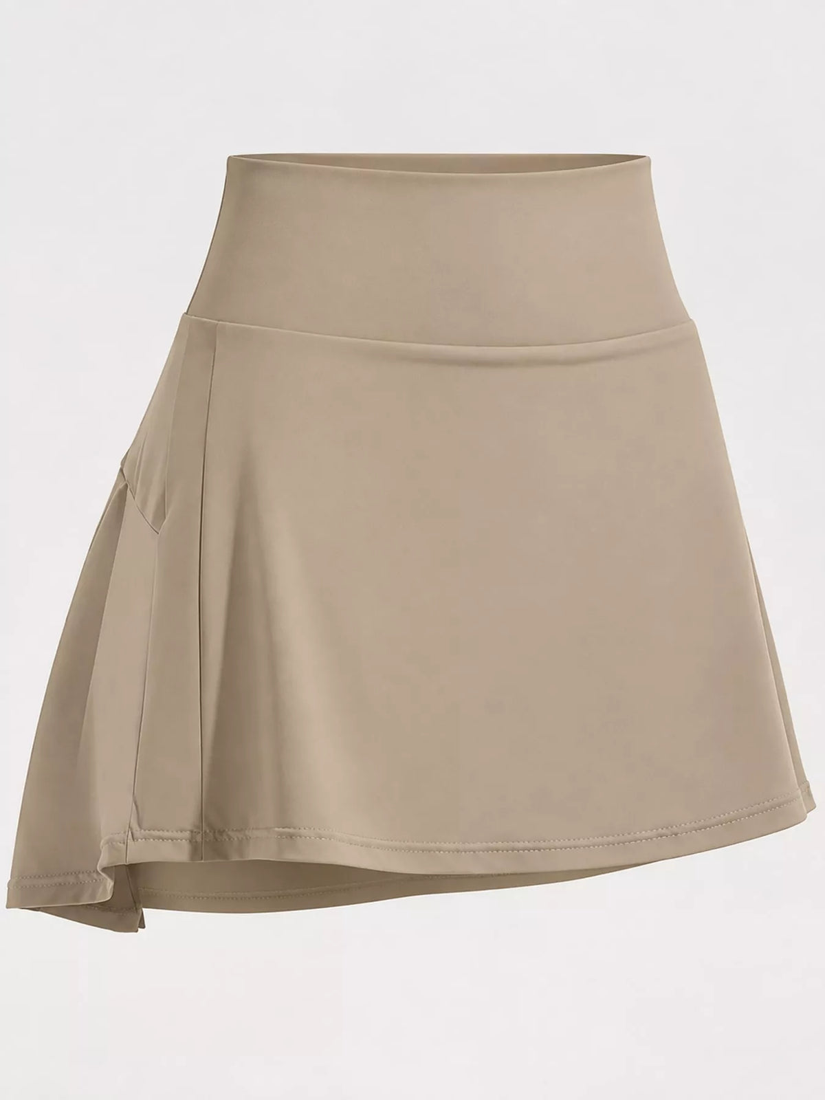 High-Waisted Pleated Active Skirt