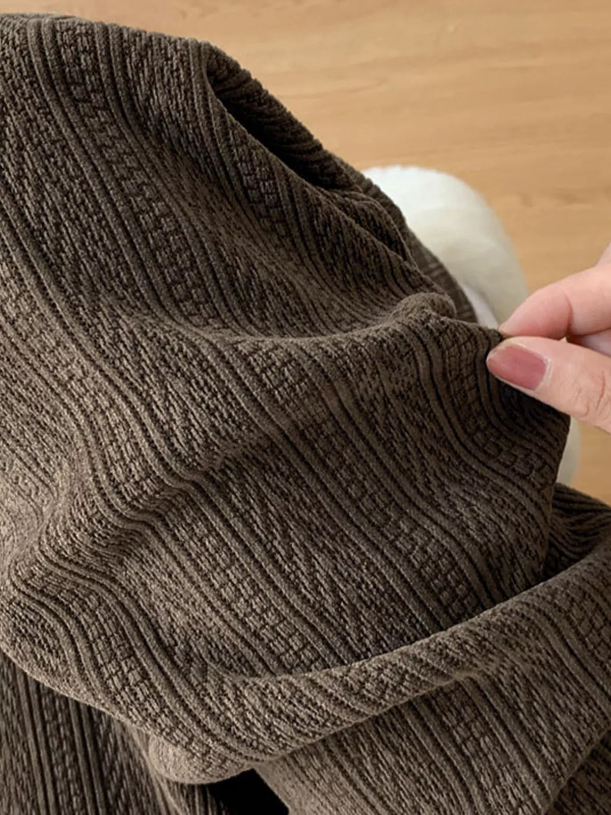Corduroy Wide Leg Pants