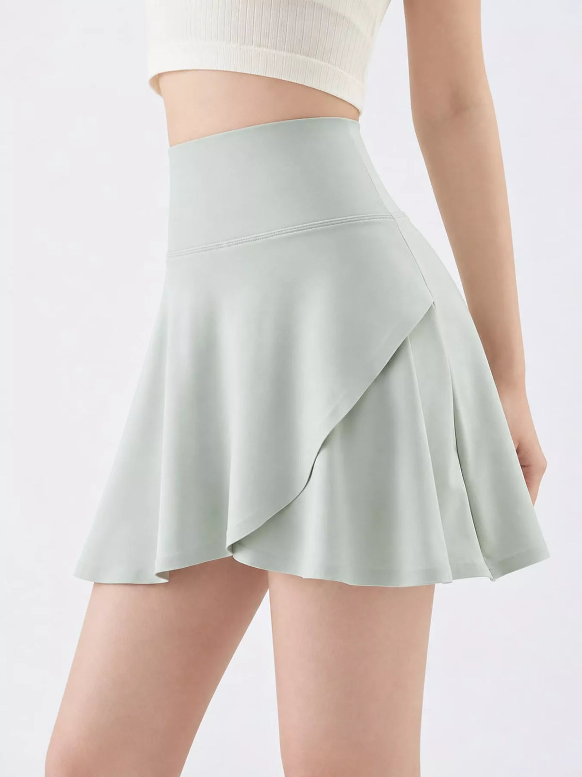 Quick-Dry High-Waisted Athletic Skirt