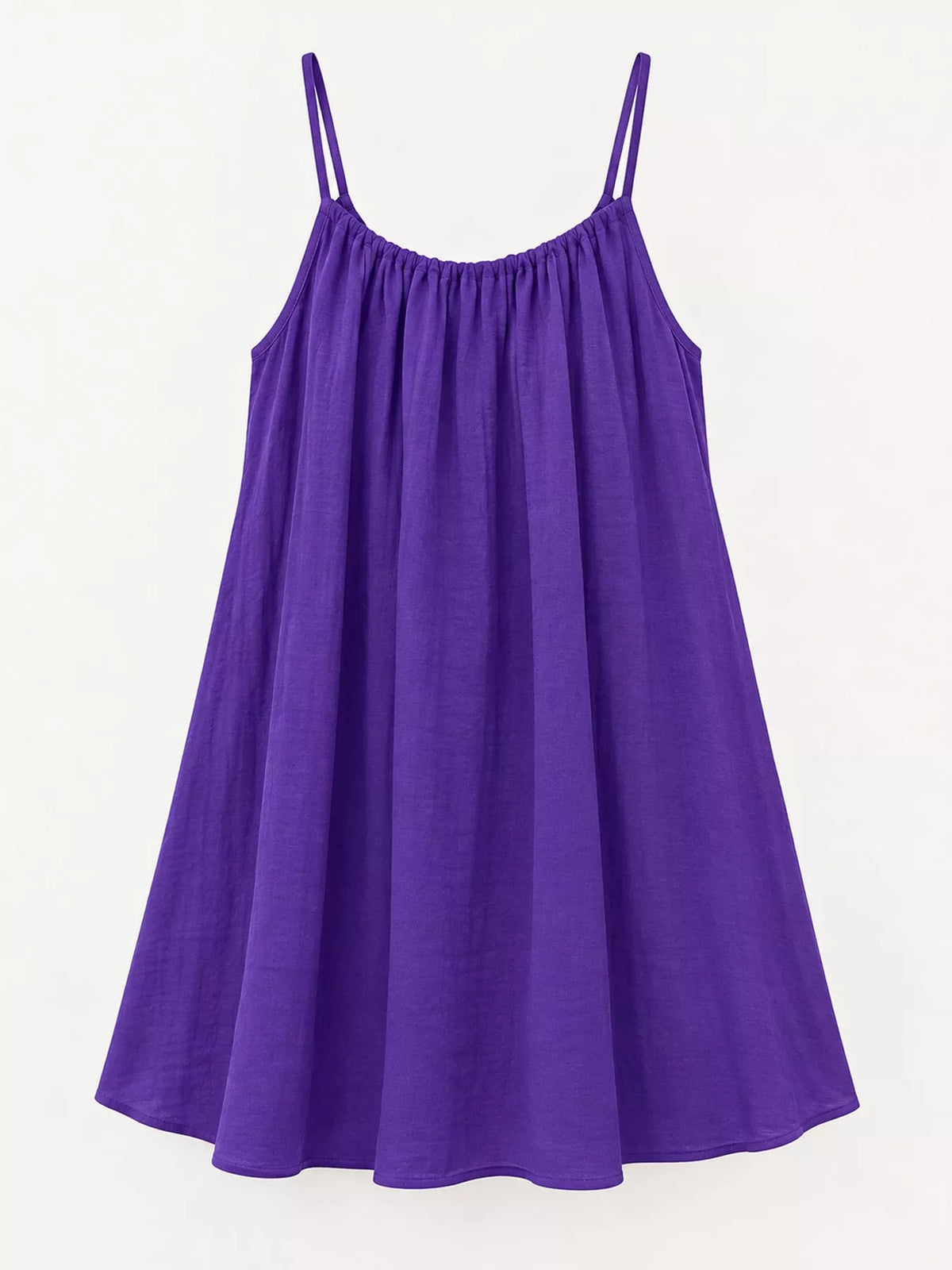 Backless Spaghetti Strap A-Line Mini Dress