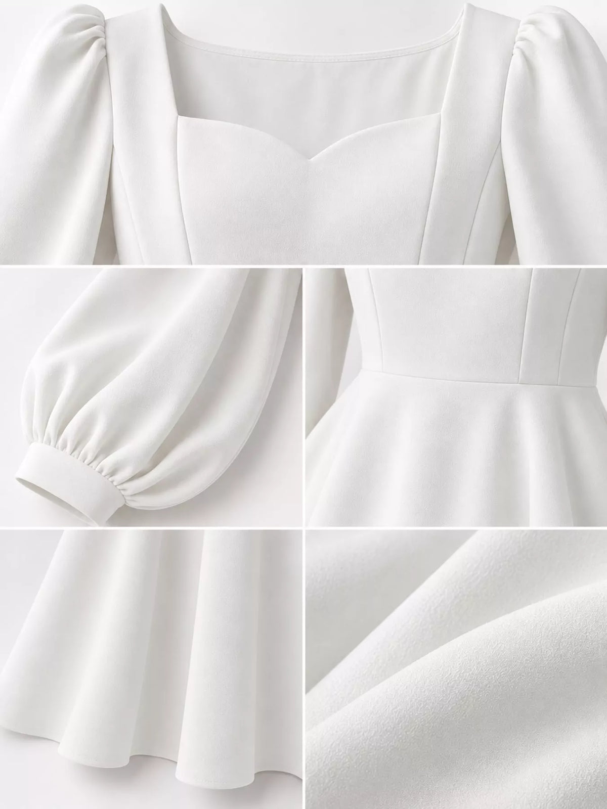 Long Sleeve A-Line Midi Dress