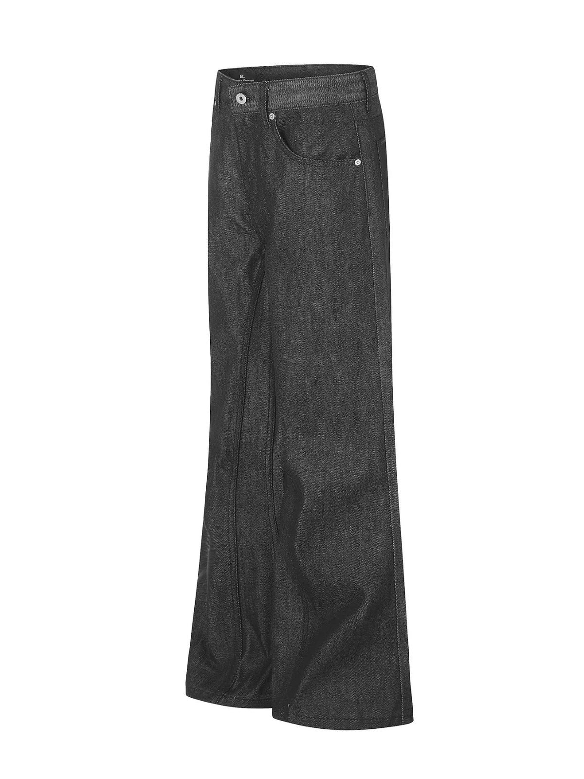 Wide-Leg Flare Jeans by TrendMaster