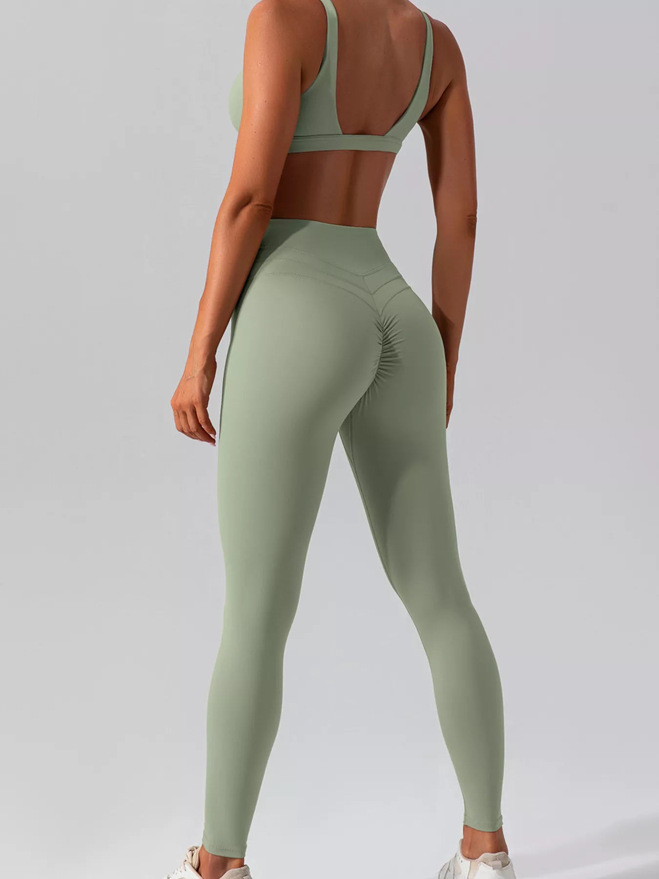 V-Neck Tank and Seamless Pants Active Set