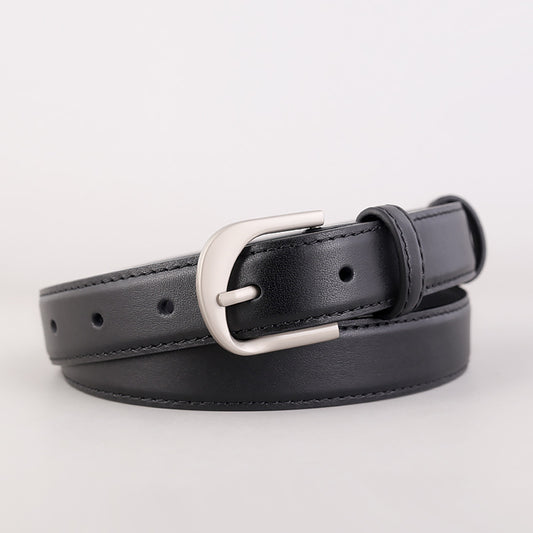 Ilussa Slim Adjustable Leather Belt