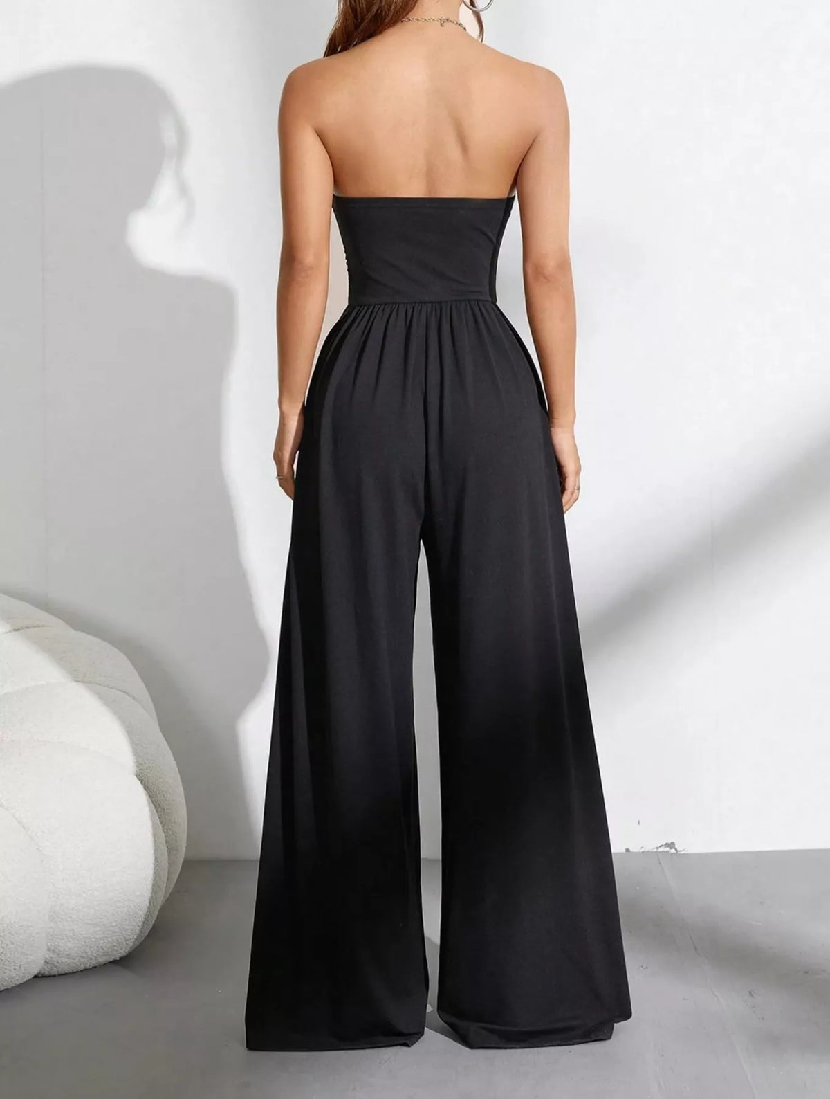 Tube Top Wide Leg Jumpsuit