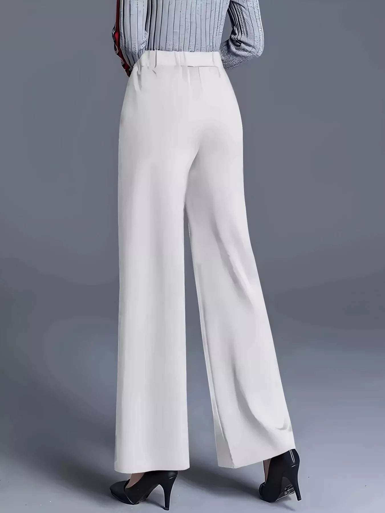 Wide Leg Pants with Seam Detail