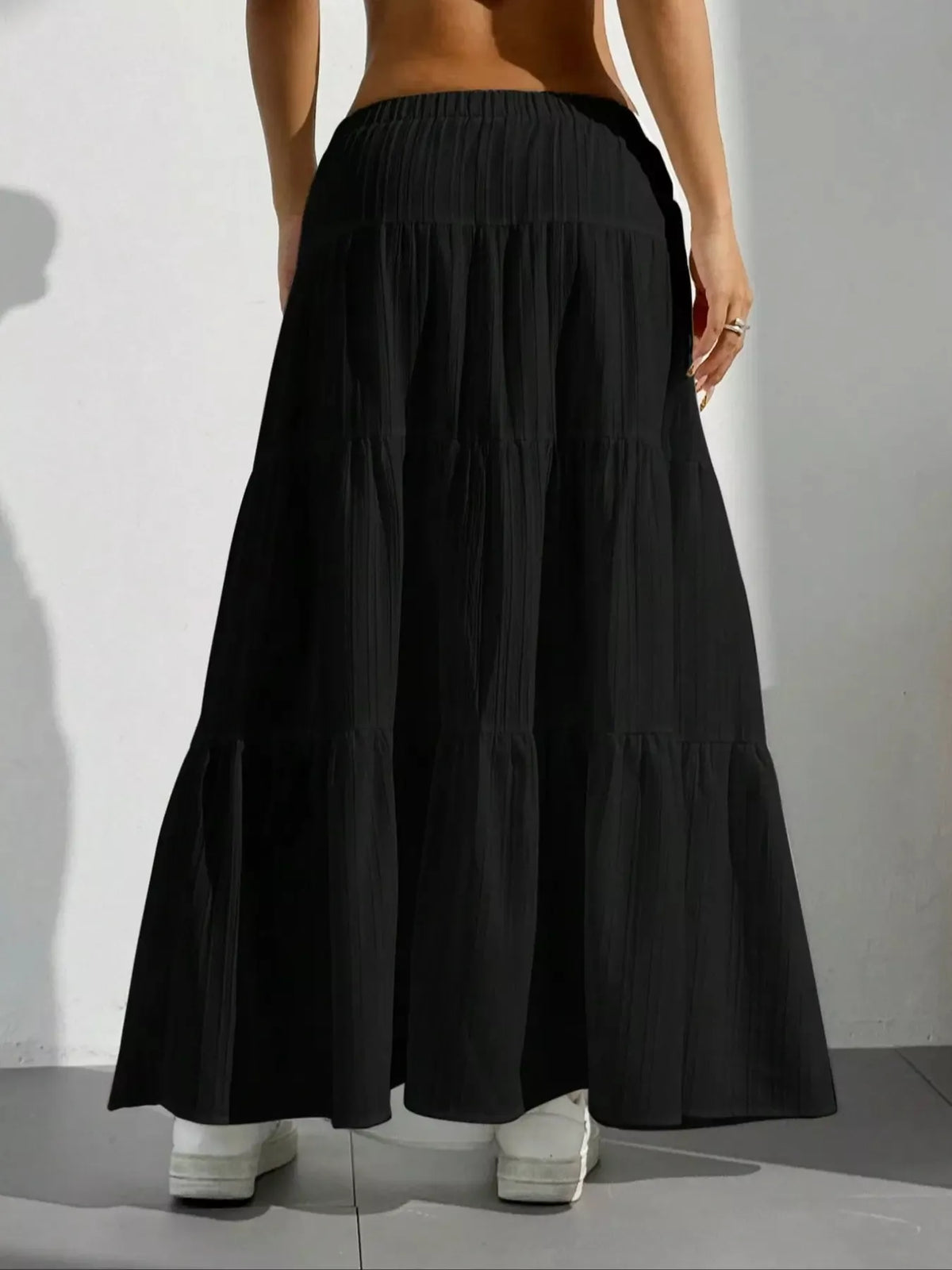 Tiered Maxi Skirt