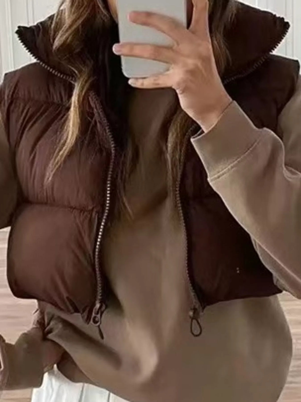 Thermal Zip-Up Puffer Vest