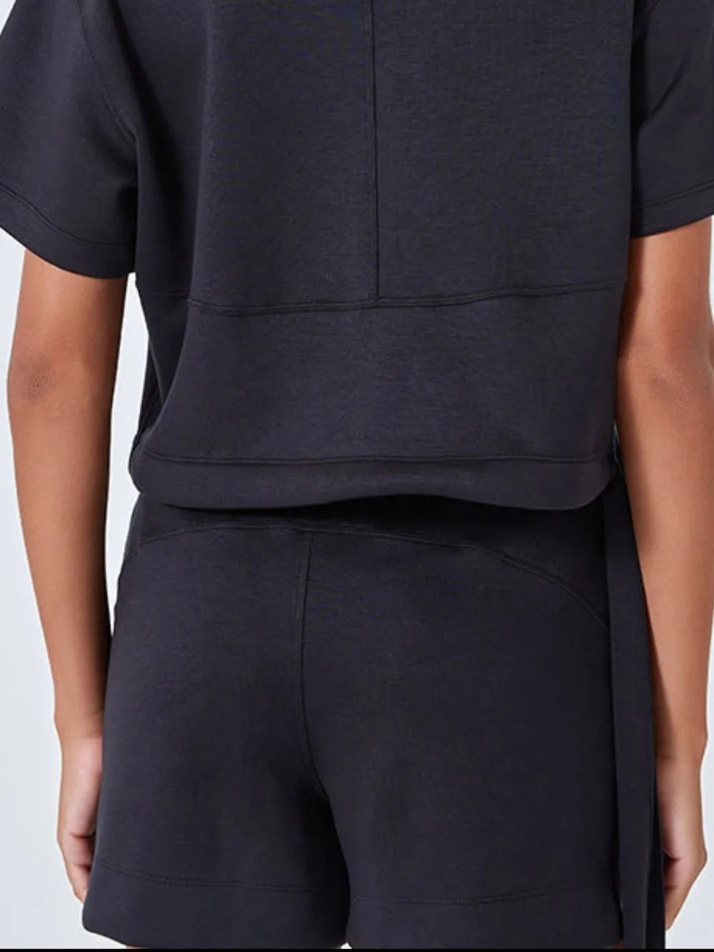 Drawstring Solid Shorts