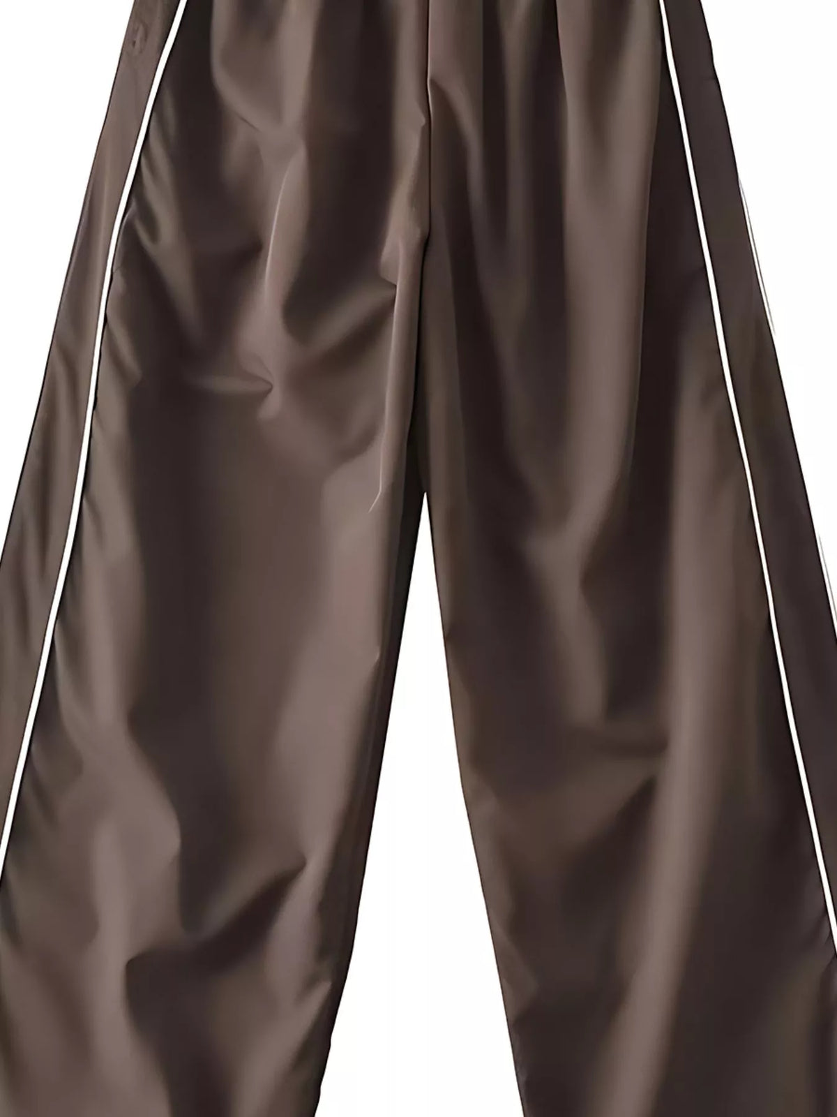Elastic-Waist Wide Leg Pants