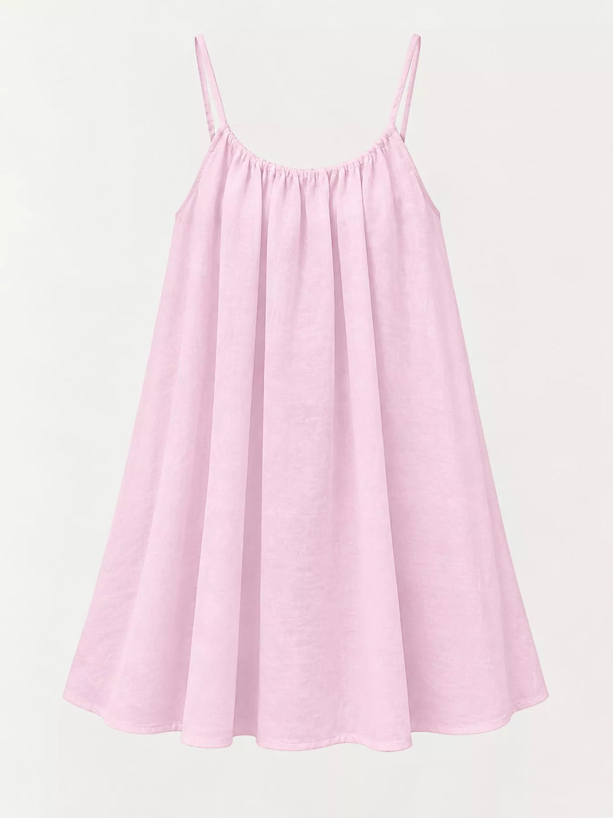 Backless Spaghetti Strap A-Line Mini Dress