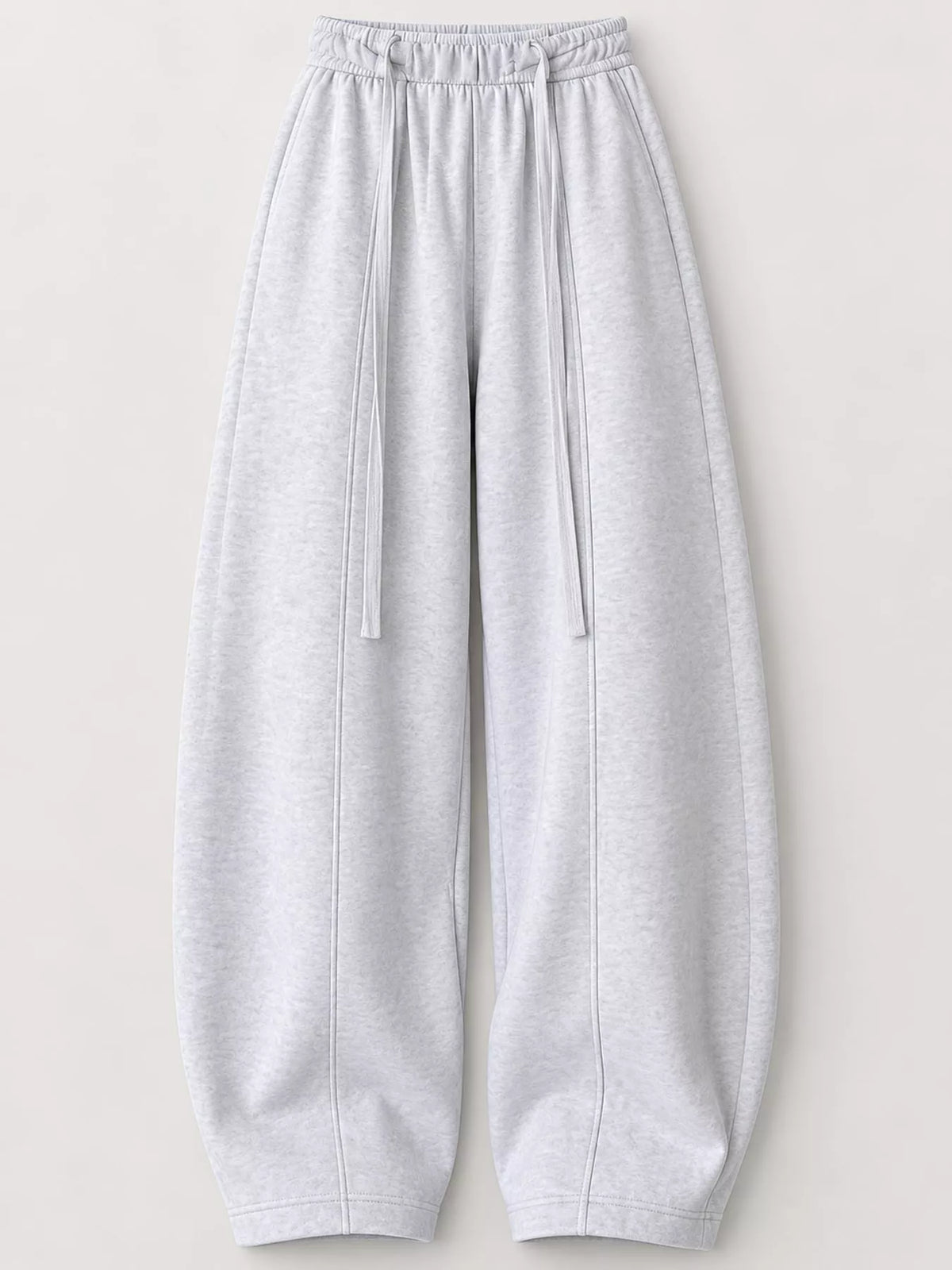 Drawstring Wide-Leg Casual Pants