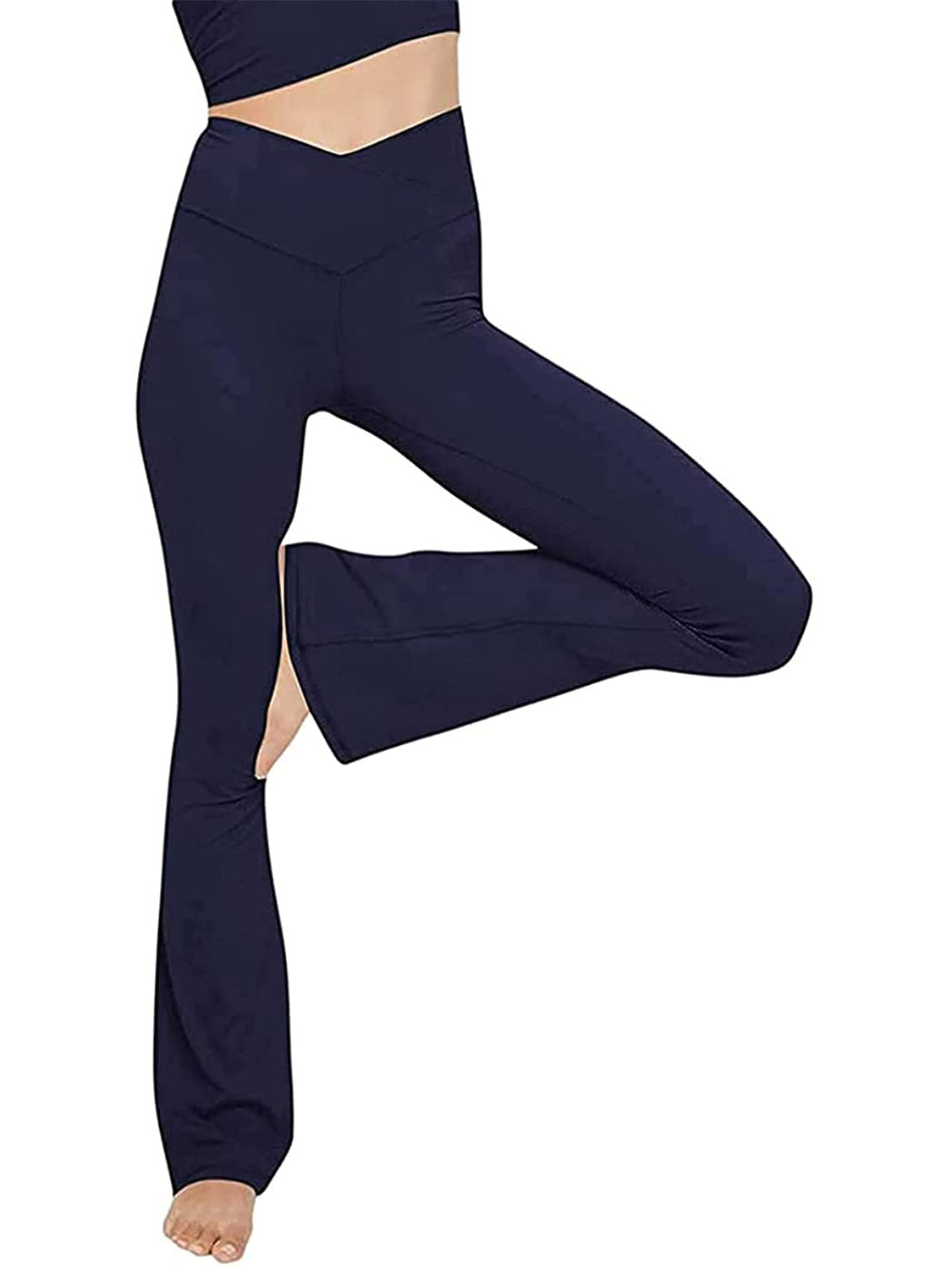 V-Waist Bootcut Pants