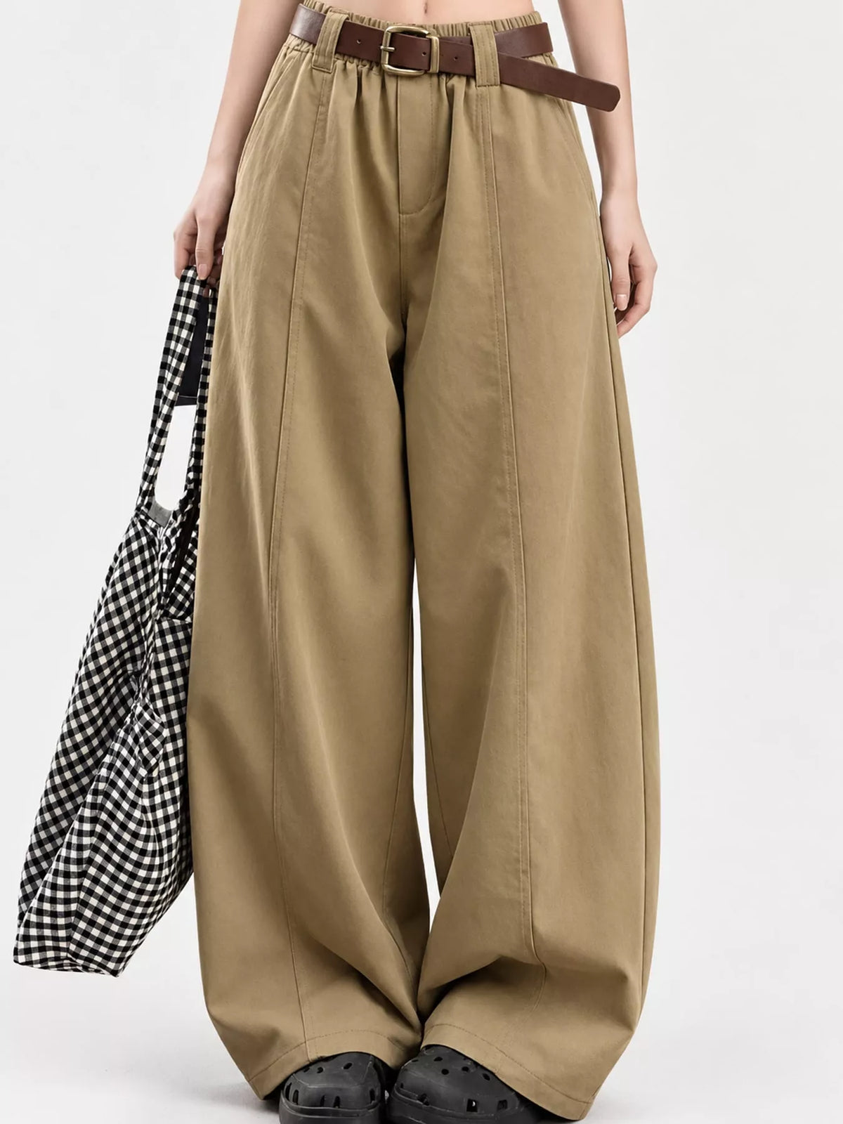 Wide-Leg Cargo Pants
