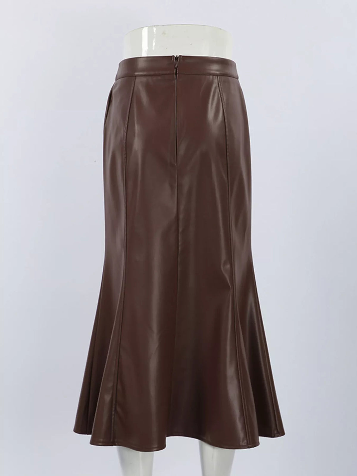 Mermaid Midi Skirt with Side Slit