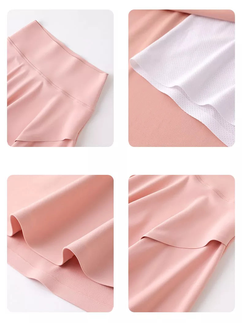 Quick-Dry High-Waisted Athletic Skirt