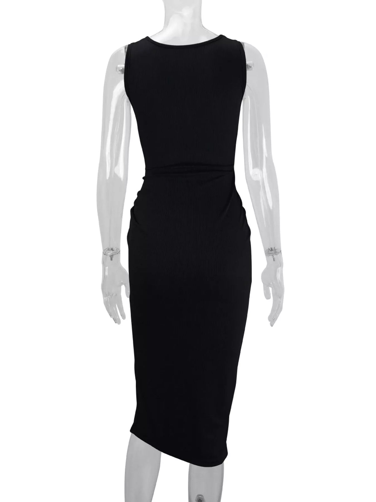 Cutout Ruched Bodycon Dress
