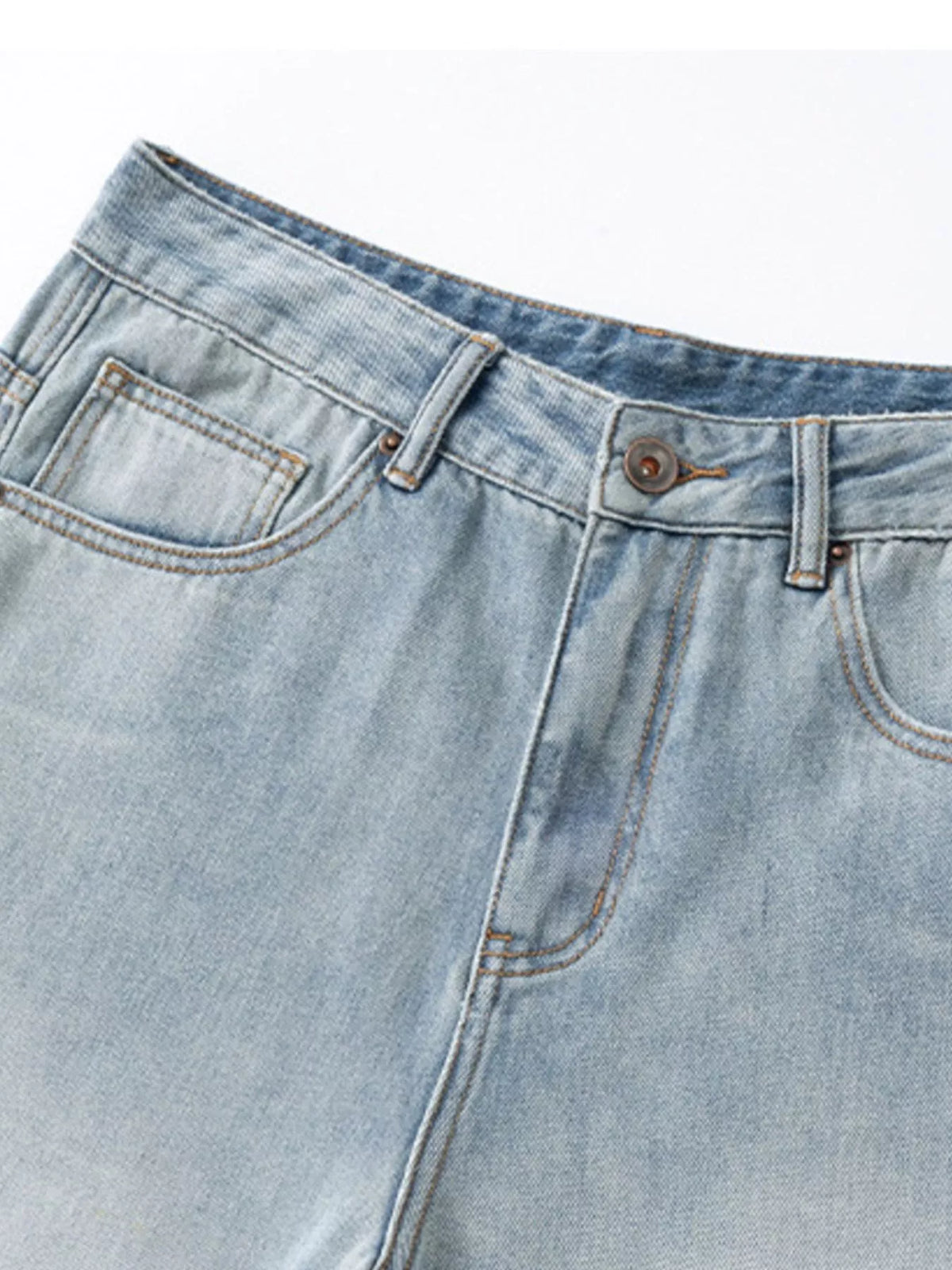 Men's Loose-Fit Jeans in Blue by Fine Tune