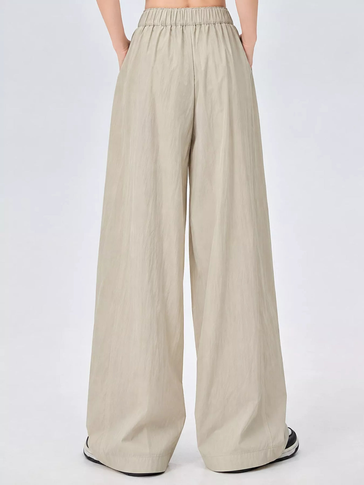 High-Waisted Loose Fit Wide-Leg Pants